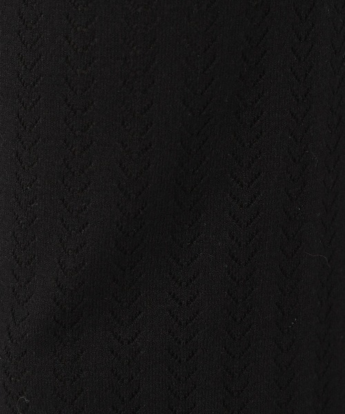 studio CLIP（スタディオクリップ）の「14ゲージ柄編みインナーパンツ（その他パンツ・レディース・ブラック/アイボリー・LARGE/MEDIUM）」の5枚目の写真