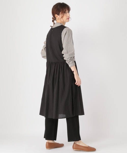 studio CLIP（スタディオクリップ）の「14ゲージ柄編みインナーパンツ（その他パンツ・レディース・ブラック/アイボリー・LARGE/MEDIUM）」の8枚目の写真