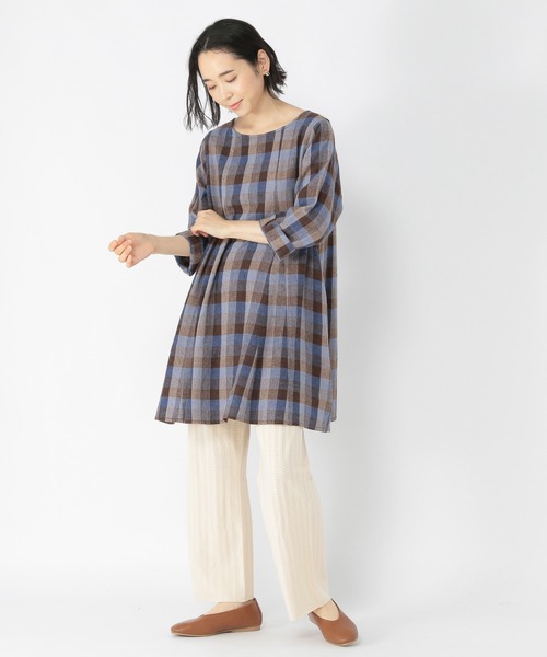 studio CLIP（スタディオクリップ）の「14ゲージ柄編みインナーパンツ（その他パンツ・レディース・ブラック/アイボリー・LARGE/MEDIUM）」の4枚目の写真