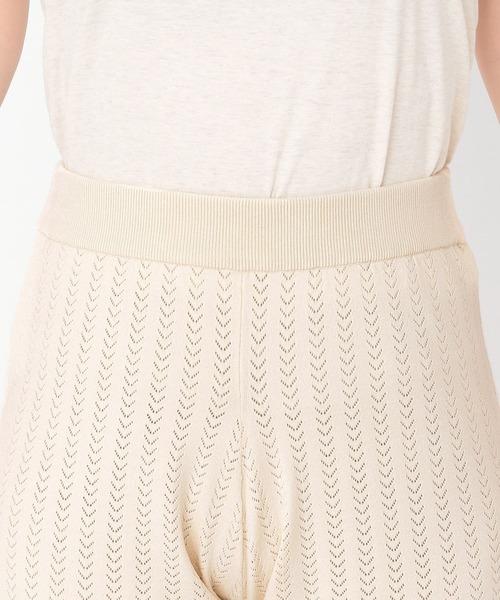 studio CLIP（スタディオクリップ）の「14ゲージ柄編みインナーパンツ（その他パンツ・レディース・ブラック/アイボリー・LARGE/MEDIUM）」の6枚目の写真