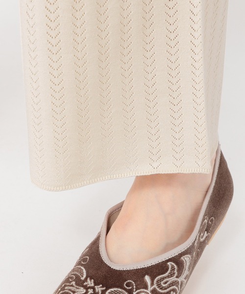 studio CLIP（スタディオクリップ）の「14ゲージ柄編みインナーパンツ（その他パンツ・レディース・ブラック/アイボリー・LARGE/MEDIUM）」の14枚目の写真