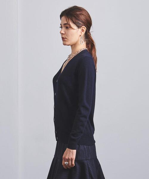 SLOANE（スローン）の「＜SLOANE（スローン）＞14G Vネック カーディガン（カーディガン/ボレロ・レディース・ネイビー/グレー/レッド・1）」の17枚目の写真