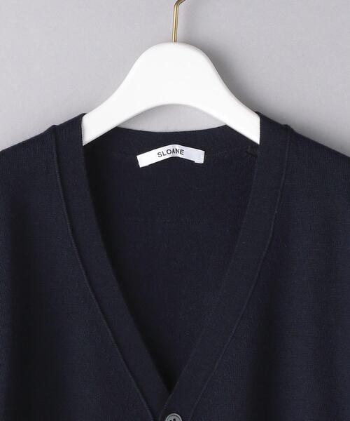 SLOANE（スローン）の「＜SLOANE（スローン）＞14G Vネック カーディガン（カーディガン/ボレロ・レディース・ネイビー/グレー/レッド・1）」の18枚目の写真