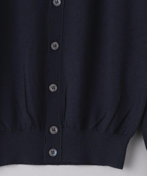 SLOANE（スローン）の「＜SLOANE（スローン）＞14G Vネック カーディガン（カーディガン/ボレロ・レディース・ネイビー/グレー/レッド・1）」の7枚目の写真