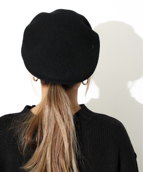 KANGOL（カンゴール）の「KANGOL／カンゴール　ロゴ刺繍入り ウール ハンチング（ハンチング/ベレー帽・メンズ・チャコールグレー/ブラウン/ブラック×ホワイト/キャメル/ブラック×ゴールド・X-LARGE/LARGE）」の13枚目の写真