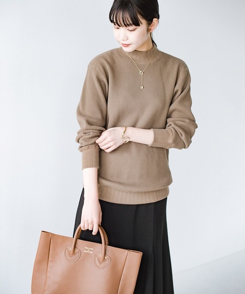 一枚でも重ね着にも活躍 トップス こなれ見えするスーパーヘビーワッフルトップス こなれ見えするスーパーヘビーワッフルトップス Healthknit ヘルスニット のファッション Healthknit ヘルスニット のtシャツ カットソー 一枚でも重ね着にも活躍 Healthknit T