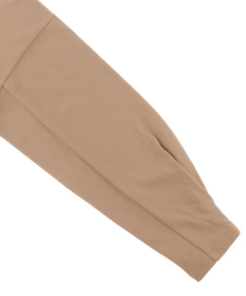 ALEXIA STAM（アリシアスタン）の「Back Zip Long Sleeve Tee/バックジップロングスリーブティー（Tシャツ/カットソー・レディース・チャコールグレー/モカ/グレイッシュベージュ・FREE）」の10枚目の写真