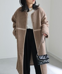 ロングボアリバーシブルコート