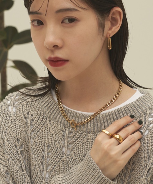 muku（ムク）の「2wayマントルチェーンネックレス / サージカルステンレス（ネックレス・レディース・ゴールド/シルバー・FREE）」の10枚目の写真