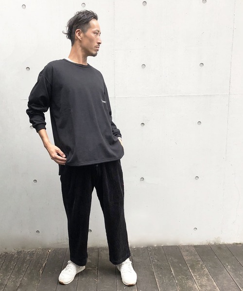 BURNOUT（バーンアウト）の「【BURNOUT】ワイド パンツ 9/10 レングス（その他パンツ・メンズ・ブラック・M/L）」の9枚目の写真