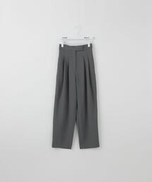 CITEN | ＜CITEN（シテン）＞ハイウエスト 2タック ワイド テーパード パンツ(その他パンツ)