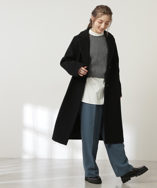 N.(N. Natural Beauty Basic)(エヌエヌナチュラルビューティーベーシック)の「【S Size Line】◆イージーケアベルト付ワイドパンツ(その他パンツ・レディース・ブルー/モカ/ナチュラル・SMALL/MEDIUM)」の22枚目の写真