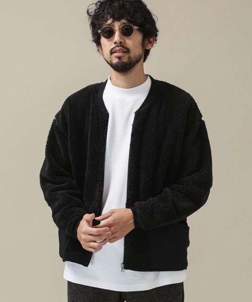 NANO universe（ナノユニバース）の「sportswear／ボアフリースMA-1