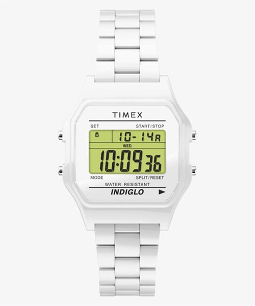 TIMEX（タイメックス）の「TIMEX/タイメックス Classic Tile Collection-Classic Digital-/クラシックタイルコレクション-クラシックデジタル- 腕時計 TW2V20100 メンズ（デジタル腕時計・メンズ・ホワイト・FREE）」の4枚目の写真