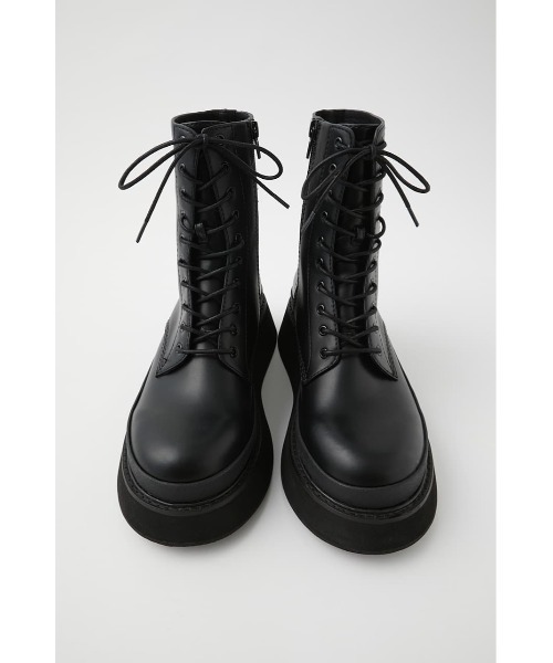 MOUSSY(マウジー)の「PLATFORM LACE UP ブーツ(ブーツ・レディース・バーガンディー/ブラック・SMALL/LARGE/MEDIUM)」の13枚目の写真