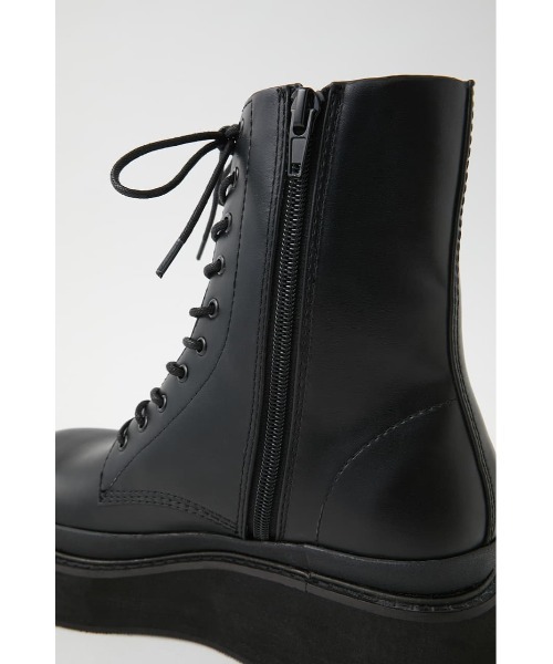 MOUSSY(マウジー)の「PLATFORM LACE UP ブーツ(ブーツ・レディース・バーガンディー/ブラック・SMALL/LARGE/MEDIUM)」の17枚目の写真