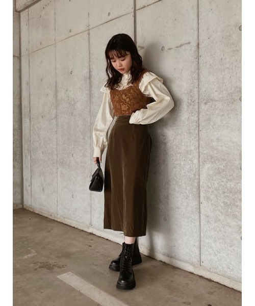 MOUSSY(マウジー)の「PLATFORM LACE UP ブーツ(ブーツ・レディース・バーガンディー/ブラック・SMALL/LARGE/MEDIUM)」の7枚目の写真