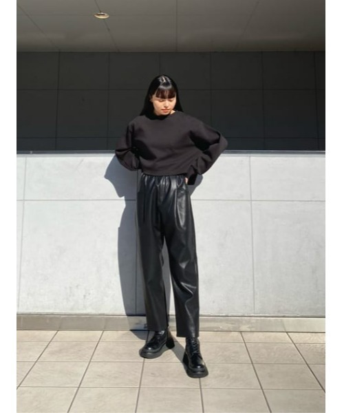 MOUSSY(マウジー)の「PLATFORM LACE UP ブーツ(ブーツ・レディース・バーガンディー/ブラック・SMALL/LARGE/MEDIUM)」の10枚目の写真