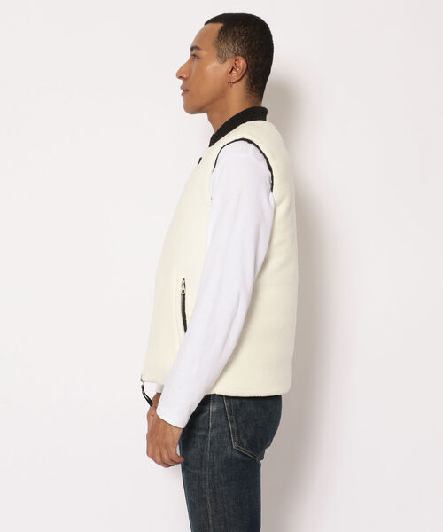 DUVETICA（デュベティカ）の「DUVETICA/デュベティカ/CAPRAIA-VEST（ダウンジャケット/コート・メンズ・ホワイト/ブラック・46/48/50/52）」の4枚目の写真