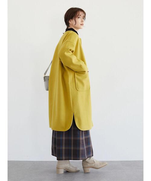 Sugar spoon（シュガースプーン）の「・SUGAR SPOON チェックセミフレアスカート＊（スカート・レディース・ブラック/ブラウン・FREE）」の7枚目の写真