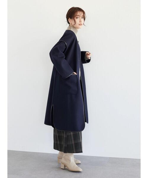 Sugar spoon（シュガースプーン）の「・SUGAR SPOON チェックセミフレアスカート＊（スカート・レディース・ブラック/ブラウン・FREE）」の9枚目の写真