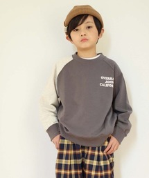 □【KIDS】アシメラグランロゴスウェット