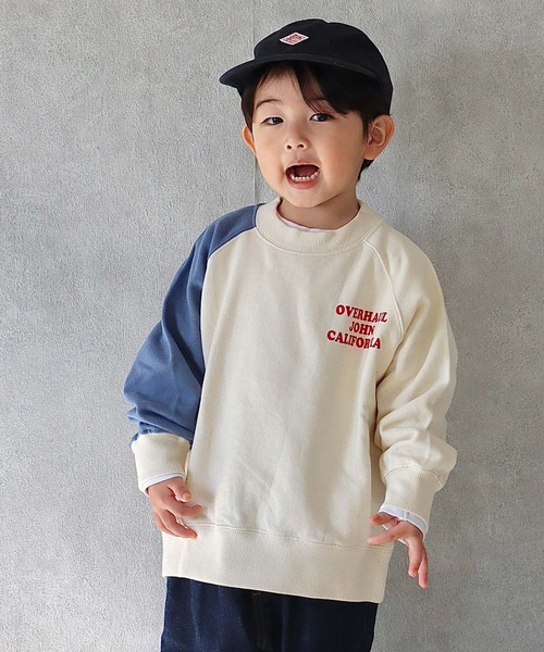 CIAOPANIC TYPY（チャオパニックティピー）の「□【KIDS】アシメラグランロゴスウェット（スウェット・キッズ・チャコールグレー/イエロー/ブルー・SMALL/MEDIUM/LARGE/X-LARGE/XX-LARGE）」の2枚目の写真