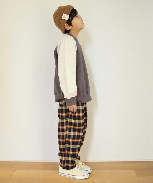 CIAOPANIC TYPY（チャオパニックティピー）の「□【KIDS】アシメラグランロゴスウェット（スウェット・キッズ・チャコールグレー/イエロー/ブルー・SMALL/MEDIUM/LARGE/X-LARGE/XX-LARGE）」の22枚目の写真