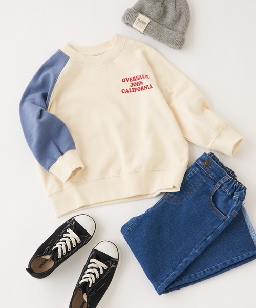 CIAOPANIC TYPY（チャオパニックティピー）の「□【KIDS】アシメラグランロゴスウェット（スウェット・キッズ・チャコールグレー/イエロー/ブルー・SMALL/MEDIUM/LARGE/X-LARGE/XX-LARGE）」の14枚目の写真