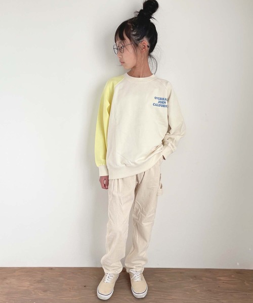 CIAOPANIC TYPY（チャオパニックティピー）の「□【KIDS】アシメラグランロゴスウェット（スウェット・キッズ・チャコールグレー/イエロー/ブルー・SMALL/MEDIUM/LARGE/X-LARGE/XX-LARGE）」の20枚目の写真