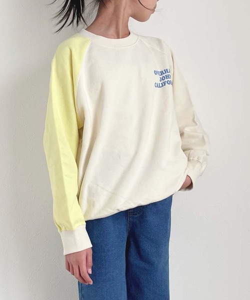 CIAOPANIC TYPY（チャオパニックティピー）の「□【KIDS】アシメラグランロゴスウェット（スウェット・キッズ・チャコールグレー/イエロー/ブルー・SMALL/MEDIUM/LARGE/X-LARGE/XX-LARGE）」の19枚目の写真