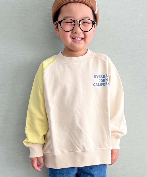 CIAOPANIC TYPY（チャオパニックティピー）の「□【KIDS】アシメラグランロゴスウェット（スウェット・キッズ・チャコールグレー/イエロー/ブルー・SMALL/MEDIUM/LARGE/X-LARGE/XX-LARGE）」の15枚目の写真