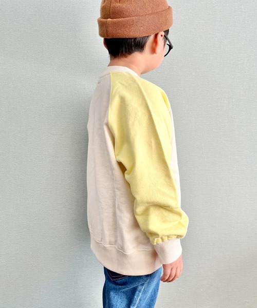 CIAOPANIC TYPY（チャオパニックティピー）の「□【KIDS】アシメラグランロゴスウェット（スウェット・キッズ・チャコールグレー/イエロー/ブルー・SMALL/MEDIUM/LARGE/X-LARGE/XX-LARGE）」の16枚目の写真