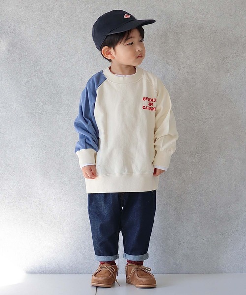 CIAOPANIC TYPY（チャオパニックティピー）の「□【KIDS】アシメラグランロゴスウェット（スウェット・キッズ・チャコールグレー/イエロー/ブルー・SMALL/MEDIUM/LARGE/X-LARGE/XX-LARGE）」の6枚目の写真