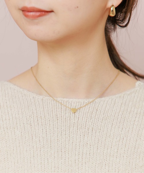 flower（フラワー）の「プチハートネックレス（ネックレス・レディース・ゴールド・FREE）」の4枚目の写真