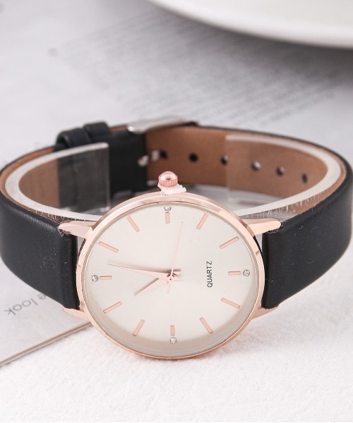 TABI PAL（タビパル）の「シンプル　ウオッチ（アナログ腕時計・レディース・V/T/R/W/Y・FREE）」の2枚目の写真
