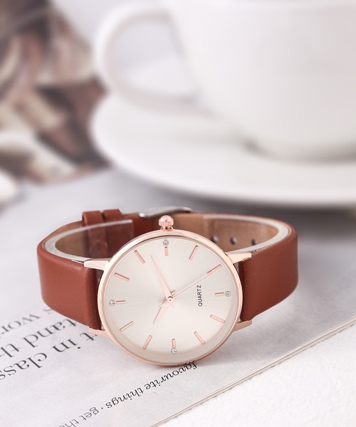 TABI PAL（タビパル）の「シンプル　ウオッチ（アナログ腕時計・レディース・V/T/R/W/Y・FREE）」の3枚目の写真