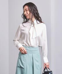 UNITED ARROWS | <UNITED ARROWS>イレギュラー ボウタイ ブラウス B(シャツ/ブラウス)