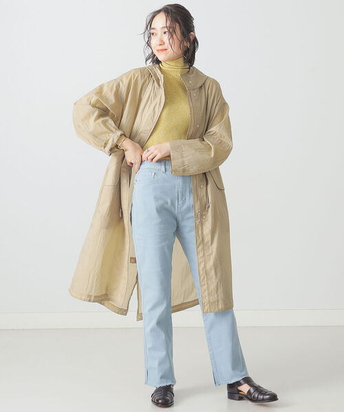 BEAMS LIGHTS（ビームスライツ）の「BEAMS LIGHTS / カラー ストレート パンツ（その他パンツ・レディース・サックスブルー/オレンジ系その他・38/36）」の3枚目の写真