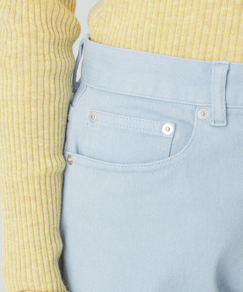 BEAMS LIGHTS（ビームスライツ）の「BEAMS LIGHTS / カラー ストレート パンツ（その他パンツ・レディース・サックスブルー/オレンジ系その他・38/36）」の6枚目の写真