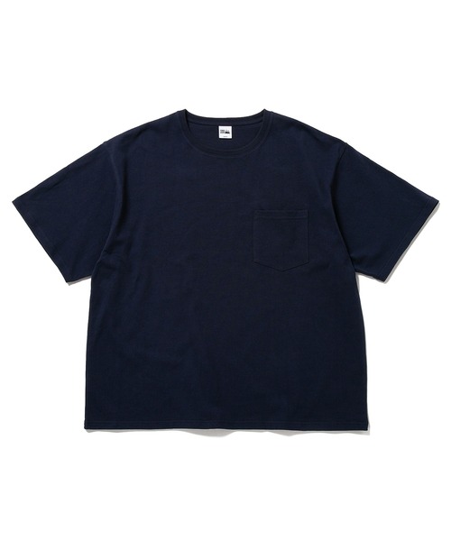 FIRST DOWN（ファーストダウン）の「バギー TEE ショートスリーブ コットン ヘビー ジャージ（Tシャツ/カットソー・メンズ・ホワイト/ブラック/ネイビー/レッド/ライトカーキ・S/M/L/XL）」の4枚目の写真