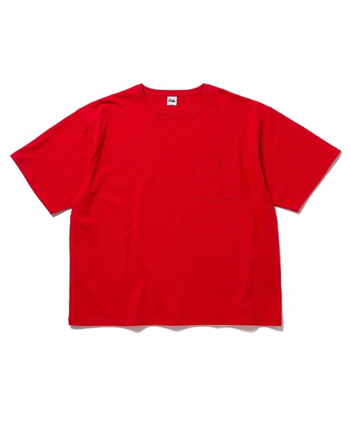 FIRST DOWN（ファーストダウン）の「バギー TEE ショートスリーブ コットン ヘビー ジャージ（Tシャツ/カットソー・メンズ・ホワイト/ブラック/ネイビー/レッド/ライトカーキ・S/M/L/XL）」の5枚目の写真