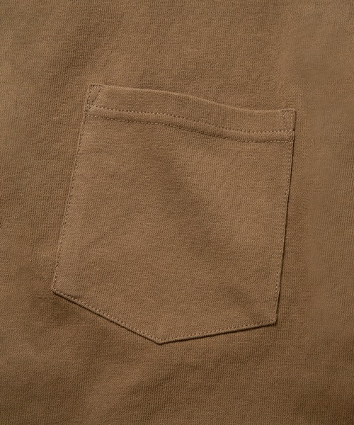 FIRST DOWN（ファーストダウン）の「バギー TEE ショートスリーブ コットン ヘビー ジャージ（Tシャツ/カットソー・メンズ・ホワイト/ブラック/ネイビー/レッド/ライトカーキ・S/M/L/XL）」の10枚目の写真