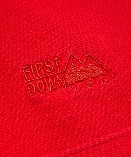 FIRST DOWN（ファーストダウン）の「バギー TEE ショートスリーブ コットン ヘビー ジャージ（Tシャツ/カットソー・メンズ・ホワイト/ブラック/ネイビー/レッド/ライトカーキ・S/M/L/XL）」の15枚目の写真