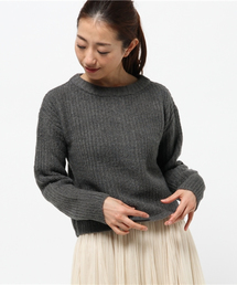【WHO'S WHO gallery】後ロZIPハイネックプルオーバー