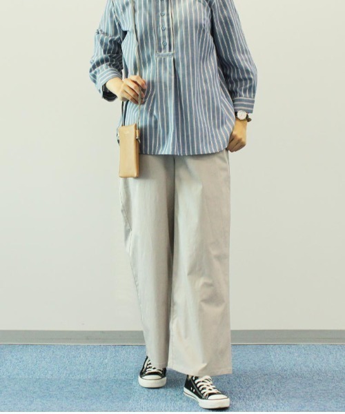 MB mint breeze(エムビーミントブリーズ)の「【M~5L大きいサイズ】セミワイドシルエットパンツ(その他パンツ・レディース・グレー/ブラック/ベージュ・LL/5L/M/3L/4L/L)」の14枚目の写真