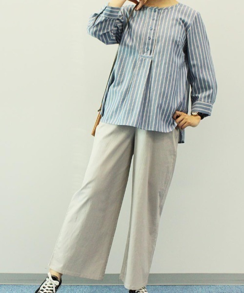 MB mint breeze(エムビーミントブリーズ)の「【M~5L大きいサイズ】セミワイドシルエットパンツ(その他パンツ・レディース・グレー/ブラック/ベージュ・LL/5L/M/3L/4L/L)」の16枚目の写真