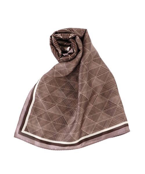 dazzlin（ダズリン）の「モダンプリントスカーフ（ストール/ショール・レディース・ピンク/グリーン・FREE）」の9枚目の写真