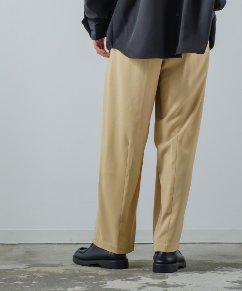 improves（インプローブス）の「ナチュラルストレッチ バルーンシルエット タックパンツ セットアップ対応（スラックス・メンズ・ベージュ/ピンク/グリーン/ラベンダー・MEDIUM/LARGE）」の14枚目の写真