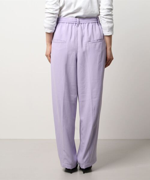 improves（インプローブス）の「ナチュラルストレッチ バルーンシルエット タックパンツ セットアップ対応（スラックス・メンズ・ベージュ/ピンク/グリーン/ラベンダー・MEDIUM/LARGE）」の7枚目の写真